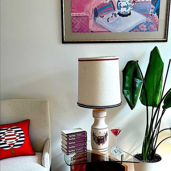 Patriotic Elegance: Red, White & Blue Mega Tall Table Lamp – Exquisite Luxury - Picture 11 of 12